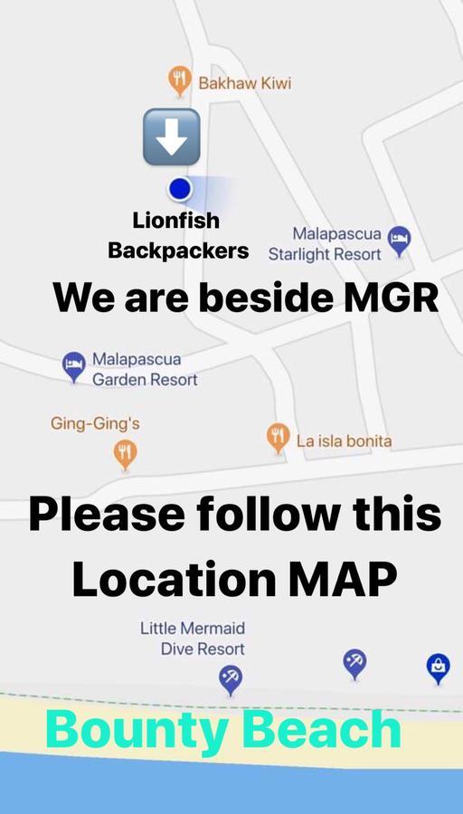 Lionfish Backpackers Malapascua (Adults Only) Hostel Exterior foto